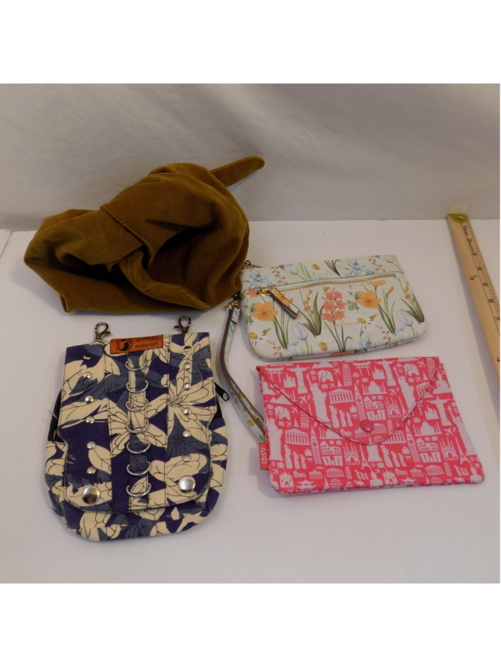 Women's Makeup pouch/wristlet/wallet bundle
